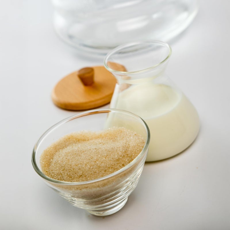 CHEMEX - Hand Blown Glass Cream & Sugar Set - Image 4